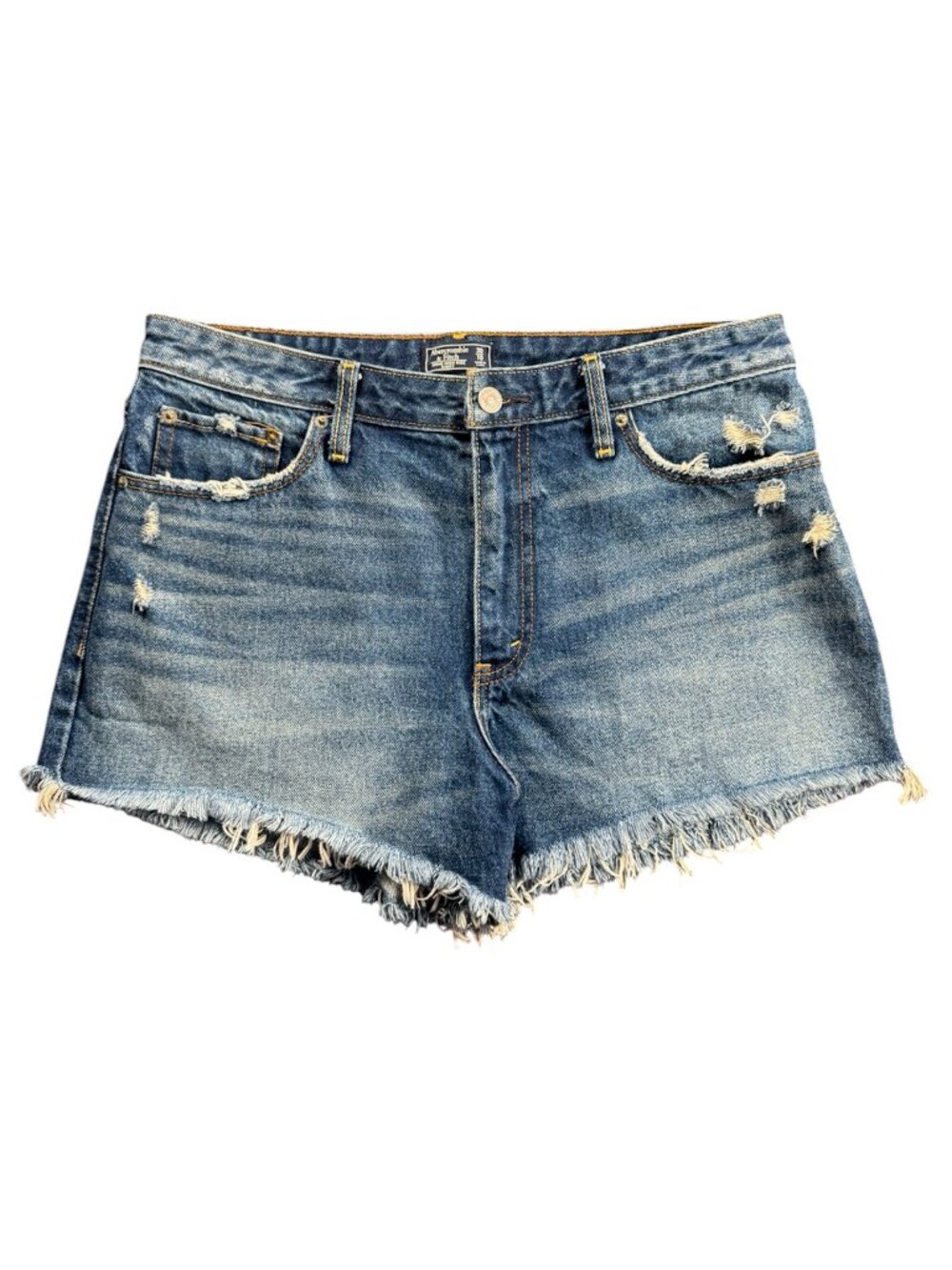 Abercrombie & Fitch Annie High Rise Jean Shorts Women's Size 30 / 10